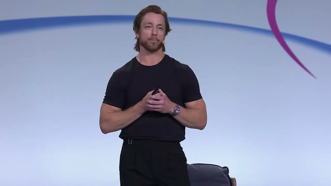 Preston Rutherford on stage at Meta's 2026 Performance Marketing Summit